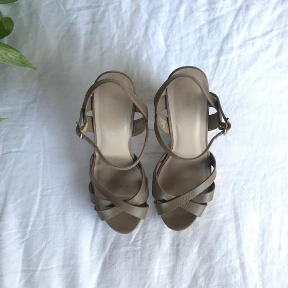 CHARLES DAVID Astro Cork & Jute Wedges Taupe | 8 - Picture 2 of 6